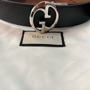 Gucci belt reversible